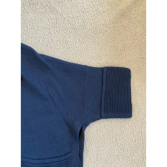 Marla Wynne Tunic Cardigan XS Oversized Slit Open Beach Lagenlook Sweater Duster - Picture 4 of 12